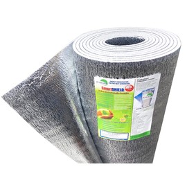 SmartSHIELD -10mm 48" x 25ft Reflective Insulation roll, Foam Core Radiant Barrier, Thermal Insulation Shield - Engineered Foil