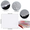 Zonon 30 Pcs A4 3 Rings Tansparent Zipper Binder Pouches
