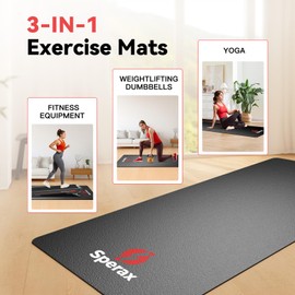 Sperax Exercise Mat,Gym Mat for Walking Pad Treadmill,Treadmill Mat for Home Gym
