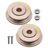 (2 Pcs) Cut Off Flange Track Bearing Kit Compatible with