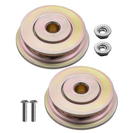(2 Pcs) Cut Off Flange Track Bearing Kit Compatible with Tapco Pro & max Siding Brake, 12334 Rollers 12364 Screws and 10094 Lock Nuts, Alloy Steel Brake Parts