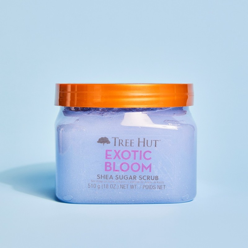 Tree Hut Sheer Sugar Exfoliation Care Body Scrub Exotic Bloom,