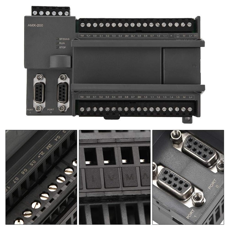 Controlador lógico programable, placa de control industrial PLC de 24