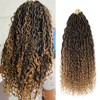 Saisifen 96 Strands Boho Goddess Locs Crochet Hair for Black