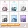 Hicocool Clear Piggy Bank with Lock, Acrylic Piggy Bank for