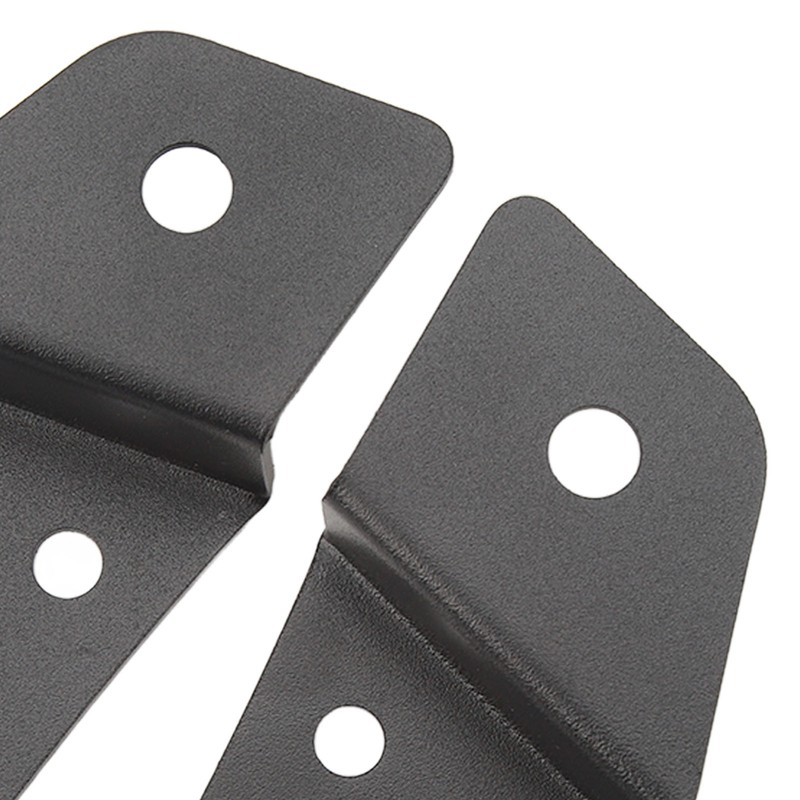 1 Pair A Pillar LED Light Brackets Black Powder Coating