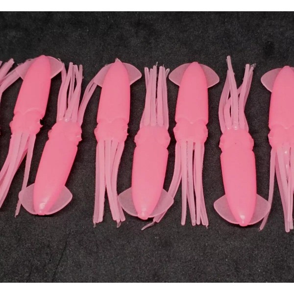 B2 Squid Fishing Lure B2 Squid Soft Body 3" in