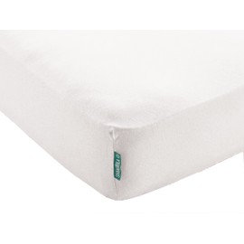 Berlin Fitted Sheet W x L + H 140 x 200 + 30 cm White Microsatin Skin-Friendly for Box Spring Beds Mattresses up to 30 cm Height, 202092
