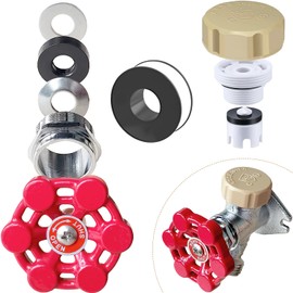 Outdoor Faucet Repair Kit, ASSE 1019-A Vacuum Breaker Replacement Kit, Anti-Siphon Frost-Free Hose Bib Sillcock Valve Faucet Fitting Repair Kit for VACVBKX1B (1 Pack Vacuum Breaker Repair Kit)