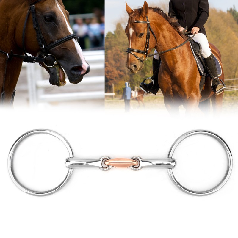 Stainless Steel Thickeness Bit Loose Mouth Bit Roller for Horse