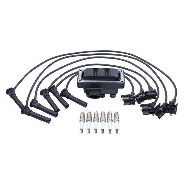Ignition Coil and Spark Plug Wires Set for Ford Aerostar