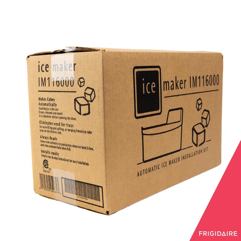 Frigidaire IM116000 Ice Maker Assembly Kit for Refrigerators, White