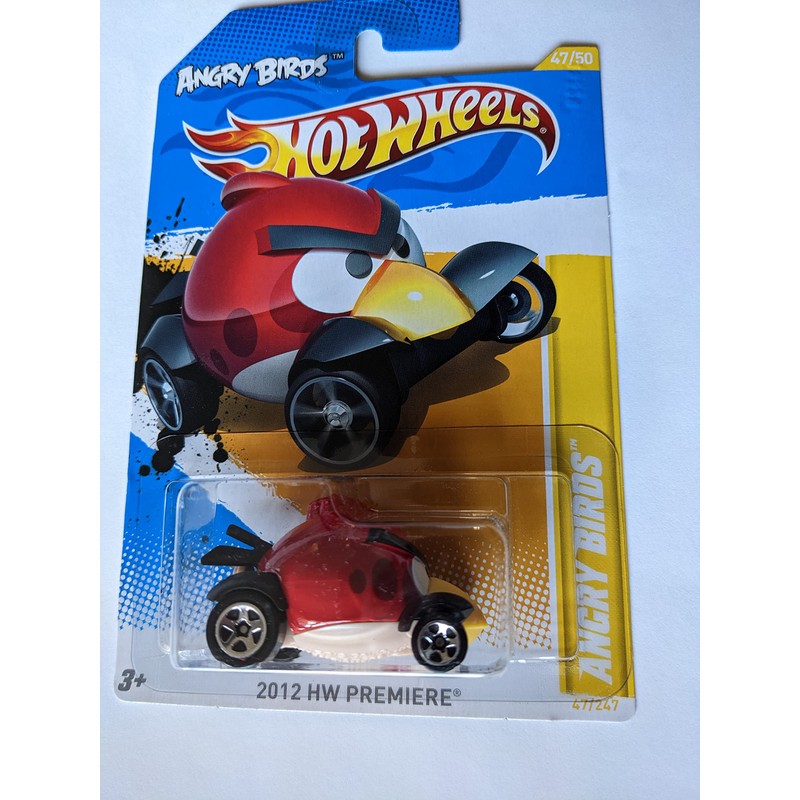 Angry Birds Red Bird Hot Wheels (Born in El Segundo