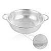 ASelected Stainless Steel Colander 22CM,Micro-Perforated Metal Colander With Handle,Heavy Duty&Healthy