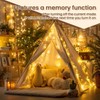 9.8x19.6Ft Curtain String Lights Plug in,600 Warm White LED Curtain
