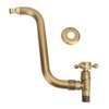 S Spout Antique Wall Mounted Faucet Single Cold Anti Freeze