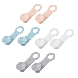 TEHAUX 4 Pairs Toilet Handle Seat Riser Toilet Cover Lifter Toilet Ring Lifters Raised Suction Bathroom Toilet Accessories Practical Toilet Lifter Silica Gel