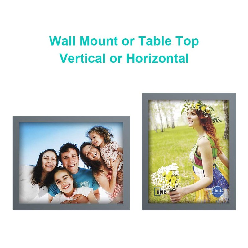 RPJC 11x14 inch Picture Frame Made of Solid Wood and
