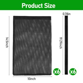 6PCS Dryer Lint Catcher, Dryer Vent Lint Bag, Lint Catcher for Dryer, Dust Bag Lint Bag for Dryer Vent Outdoor, Lint Trap for Dryer Vent Outside