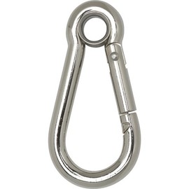 TRUSCO TKH-12A Carabiner Harken A-Shaped, Steel, 0.5 x 5.5 inches (12 x 140 mm)