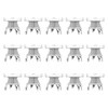 100pcs Terminal Marker Carrier 35mm DIN Rail Installation Universal UK