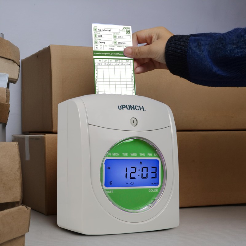 100 uPunch Time Cards for HN3000