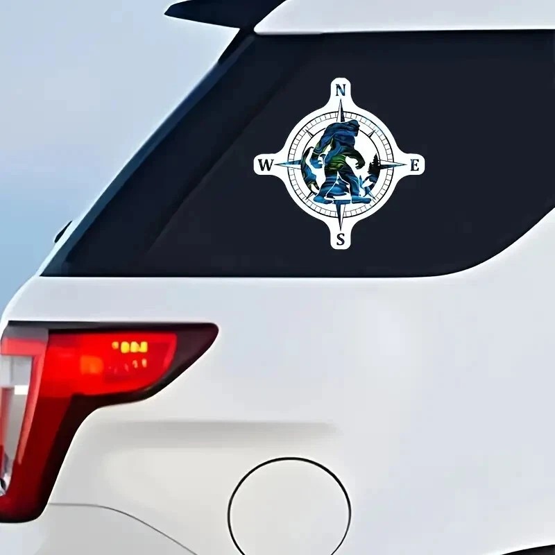 BIGFOOT Compass Vinyl Decal Sticker, Decals for off-road SUV -
