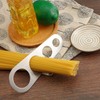 HZIYOU 3Pcs Spaghetti Spoon and Pasta Tongs Stainless Steel Comb