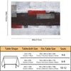Tablecloth Black White Red Graffiti Table Cloth Rectangle Table 60
