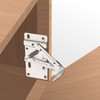 Chibery 2 Pack Tip Out Tray Hinges, Scissor Hinges for