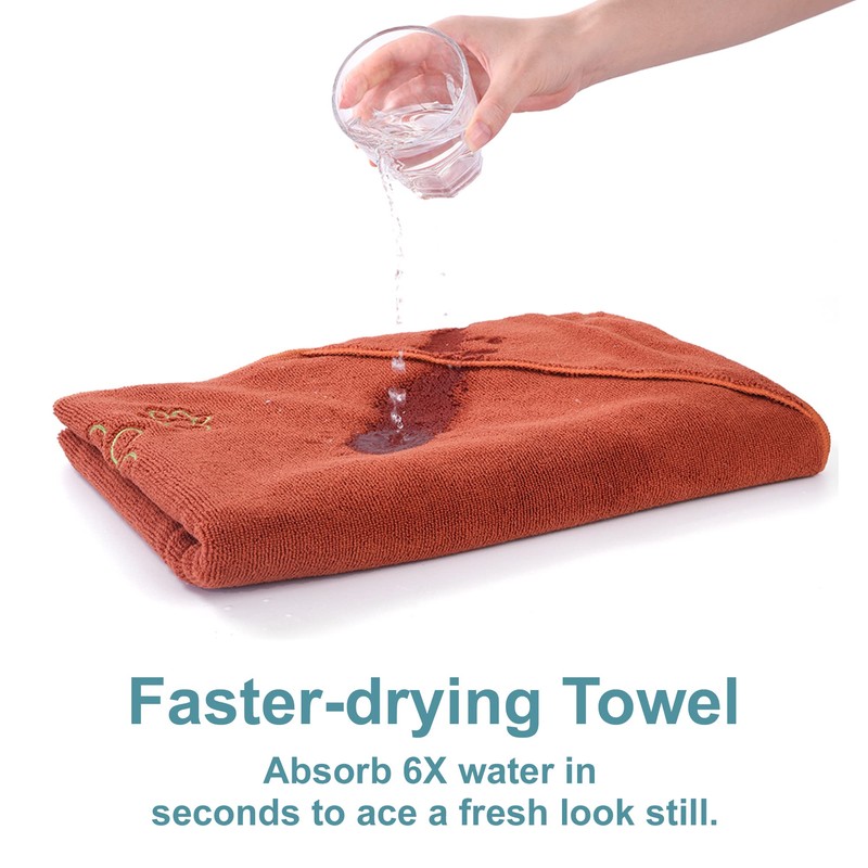 Winthome Super Absorbent Microfibre Dog Bath Towel, 77 x 127