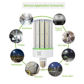 TSEXES 150W LED Corn Light Bulb,E39 Mogul Base Led Bulb 21000Lumen,5000K Replacement (600-800W) Metal Halide/HID/CFL for High Bay Shop Light Garage Warehouse and More