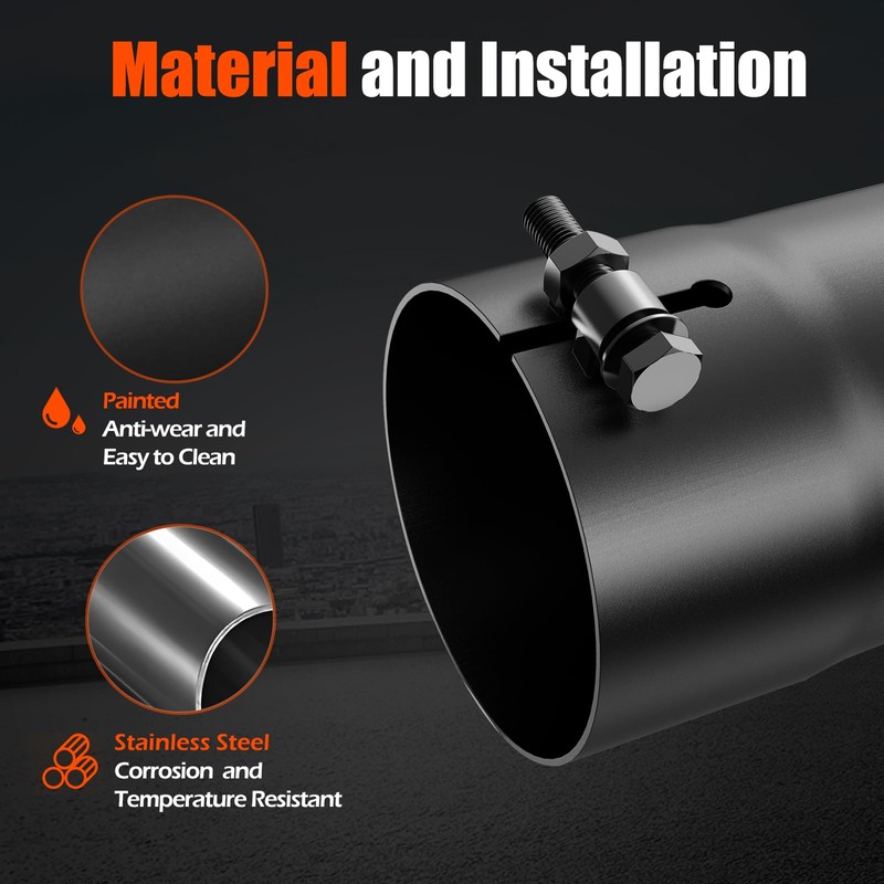 LCGP Turn Down Exhaust Tip 5" Inlet,5" Inside Diameter Inlet,