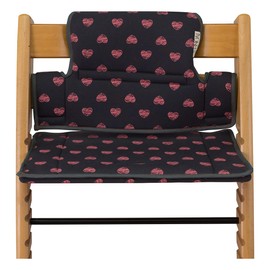 JYOKO Kids Cushion Made Cotton 100% Compatible with Stokke Tripp Trapp high Chair (Fluor Heart)