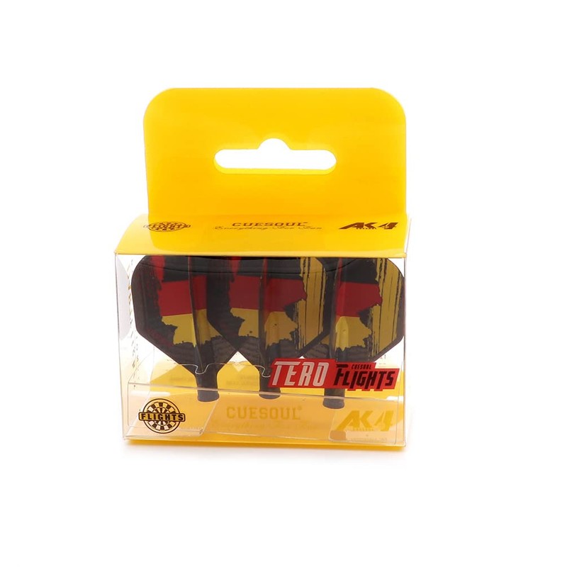 CUESOUL TERO AK4 Dart Flights Standard Shape with Exquisite Pattern,