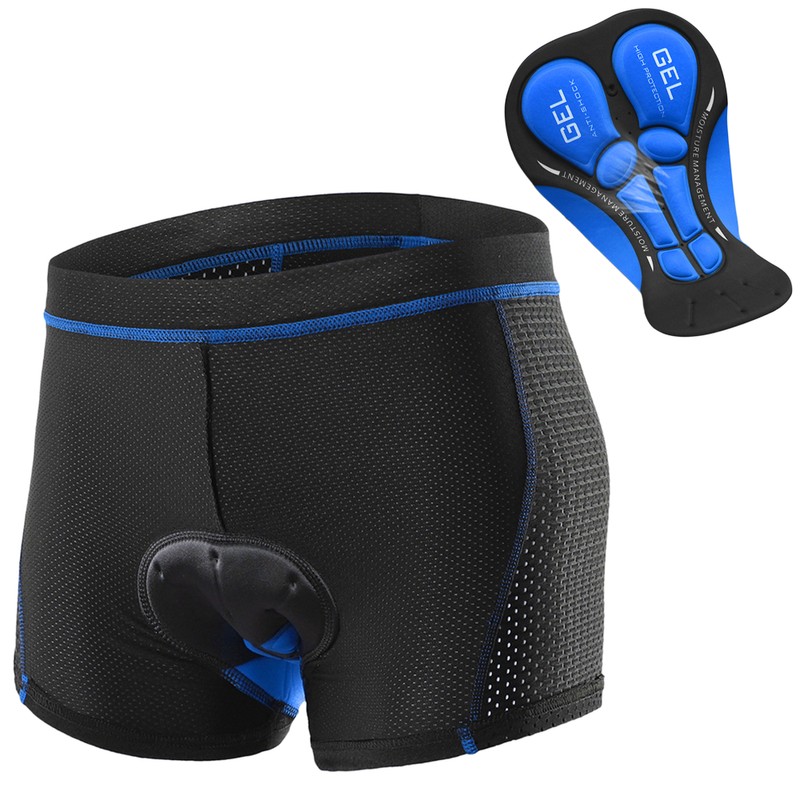 Men Cycle Underwear Shorts Breathable Gel Padded MTB Biking Riding