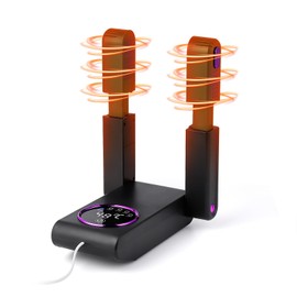 LIARTY Boot Dryer, Portable Shoe Dryer, Glove Dryer & Boot Warmer with Heat, Ski Boot Dryer with 4 Gears Timer