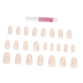 OHPHCALL 1set Removable Full Cover Fake Nails for Manicure Nail Tips for Stage Performance Parties and Diy Art