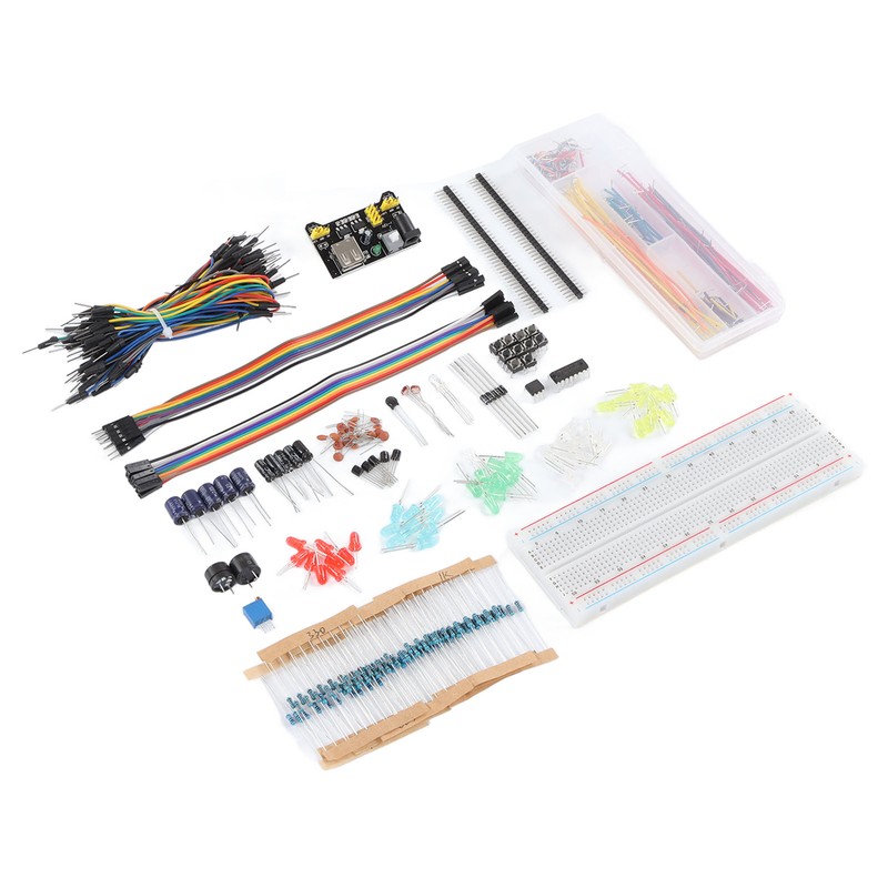 Electronics Kit Starter Fun Assortment Development Component with 830 Hole