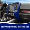 RAZPOY for F150 Interior Trim Kit, 4PCS Center Console AC