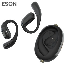 Newest A60 TWS V5.4 Wireless Headset AI Translator Earphone 140+ Languages LED HiFi Stereo Sound Ear-hookcolor: Black, model number: A60