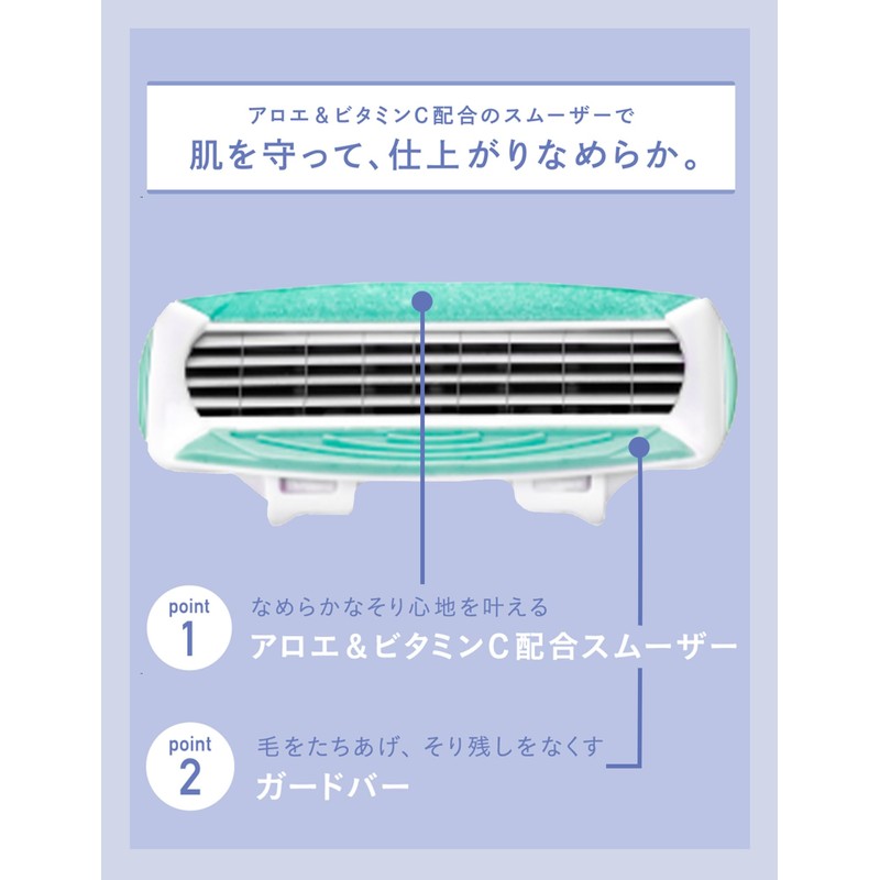 Schick (Schick) Schick Quattro Light for Sensitive Skin (2-pack) x