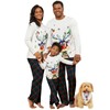 IFFEI Merry Christmas Pajamas Matching Family Women PJ's Colorful Christmas