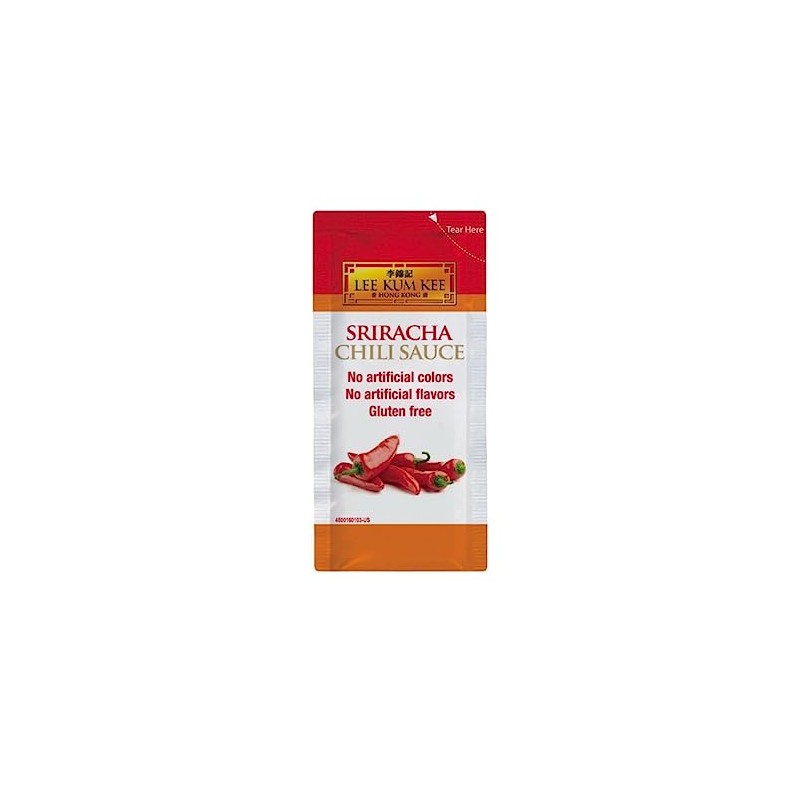 Sriracha Chili Sauce Packets, Pack of 500, No Artificial Colors