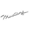 United Pacific F6802 Tripe Chrome Die-Cast “Mustang” Script Emblem, Badge