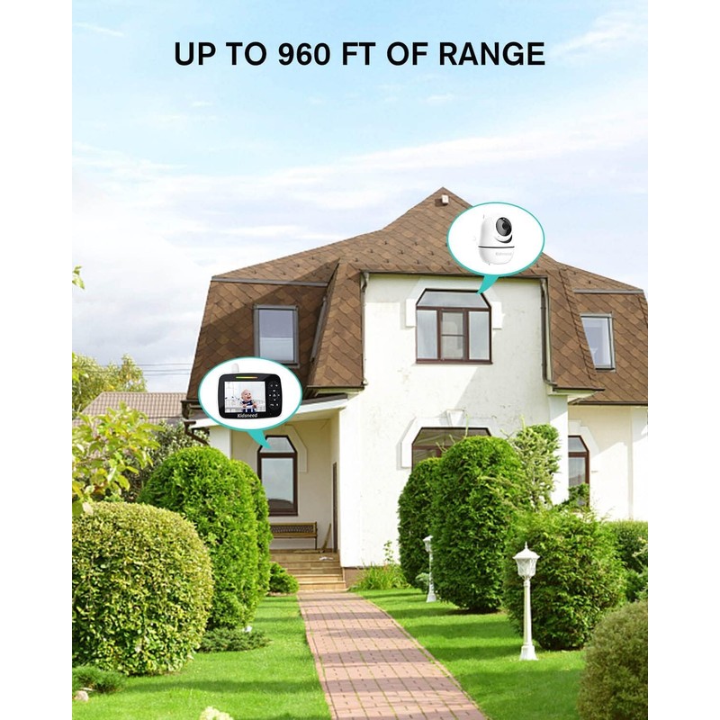 Kidsneed Baby Monitor - 3.5" Screen Video Baby Monitor with