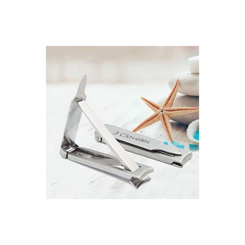 3 x Stainless Steel Folding Nail Clippers 6cm D 3C