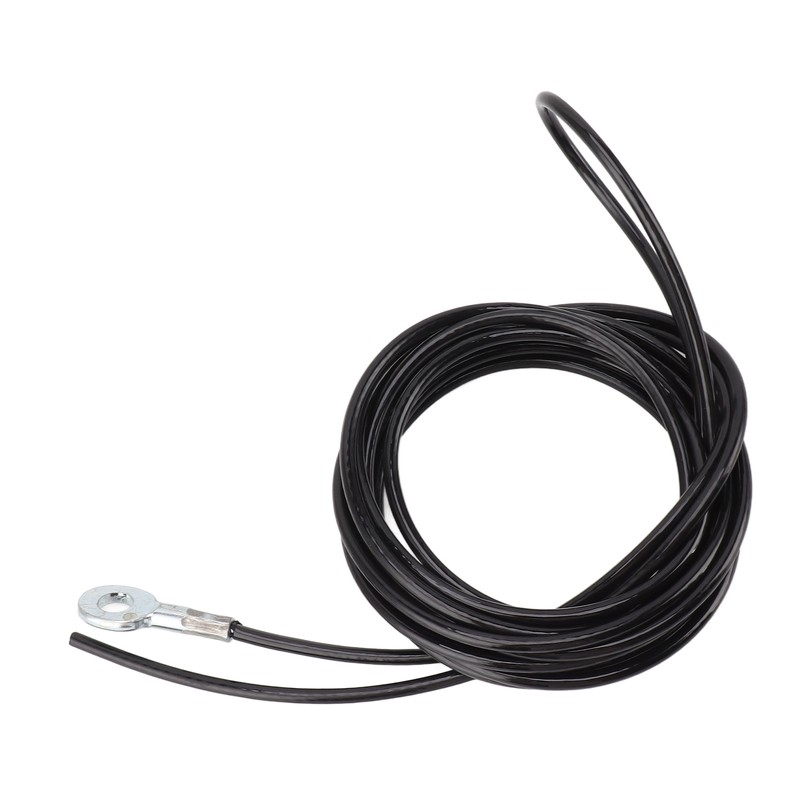Pulley Cable Steel Fitness Cable Black Adjustable Strong Coated Pulley