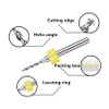 Yunguui 50pcs Micro Twist Drill Bits 0.1-0.5mm PCB Drill Bit