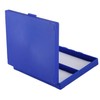 Bopfimer Royal Blue Plastic Rectangle Hold 100 Microslide Slide Microscope